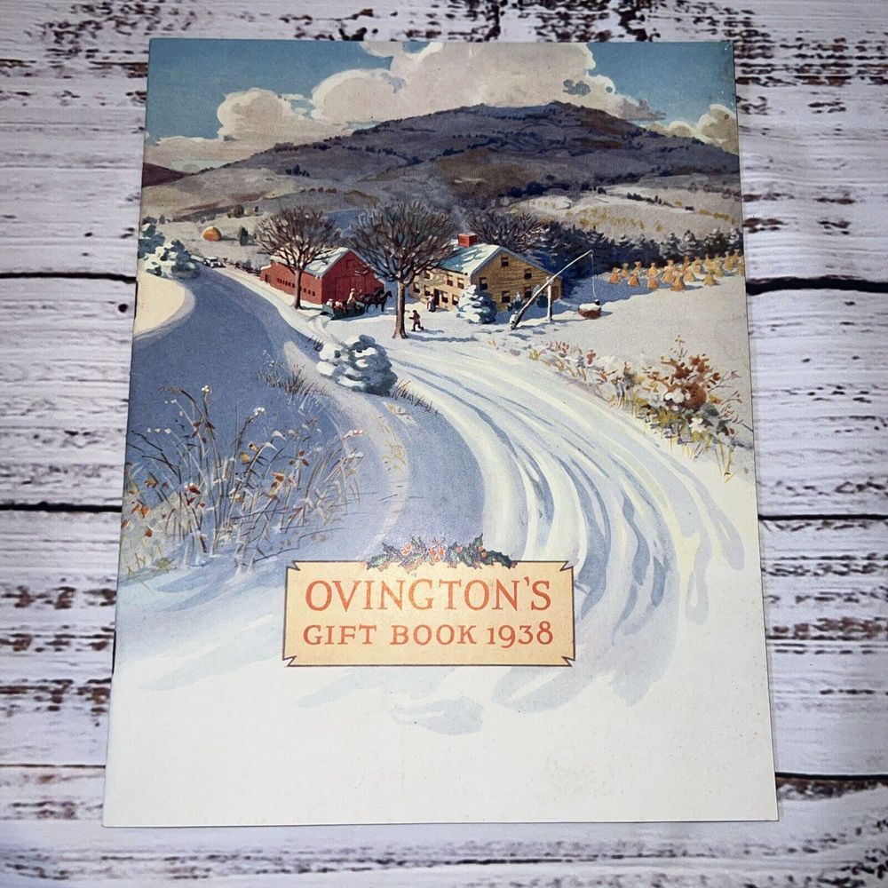 Vintage 1938 Ovington's Gift Book Catalog 437 Fifth Avenue New‎ York
